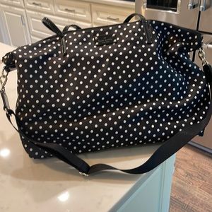 Kate spade polka dot travel bag
